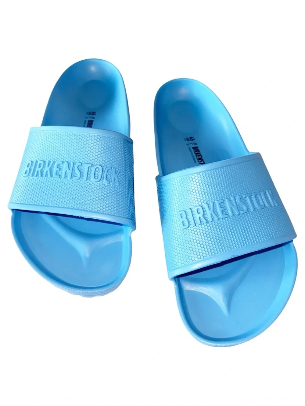 NEW Birkenstock Barbados Light Blue Slip On Comfort Slide Slip On EU 45 US 12